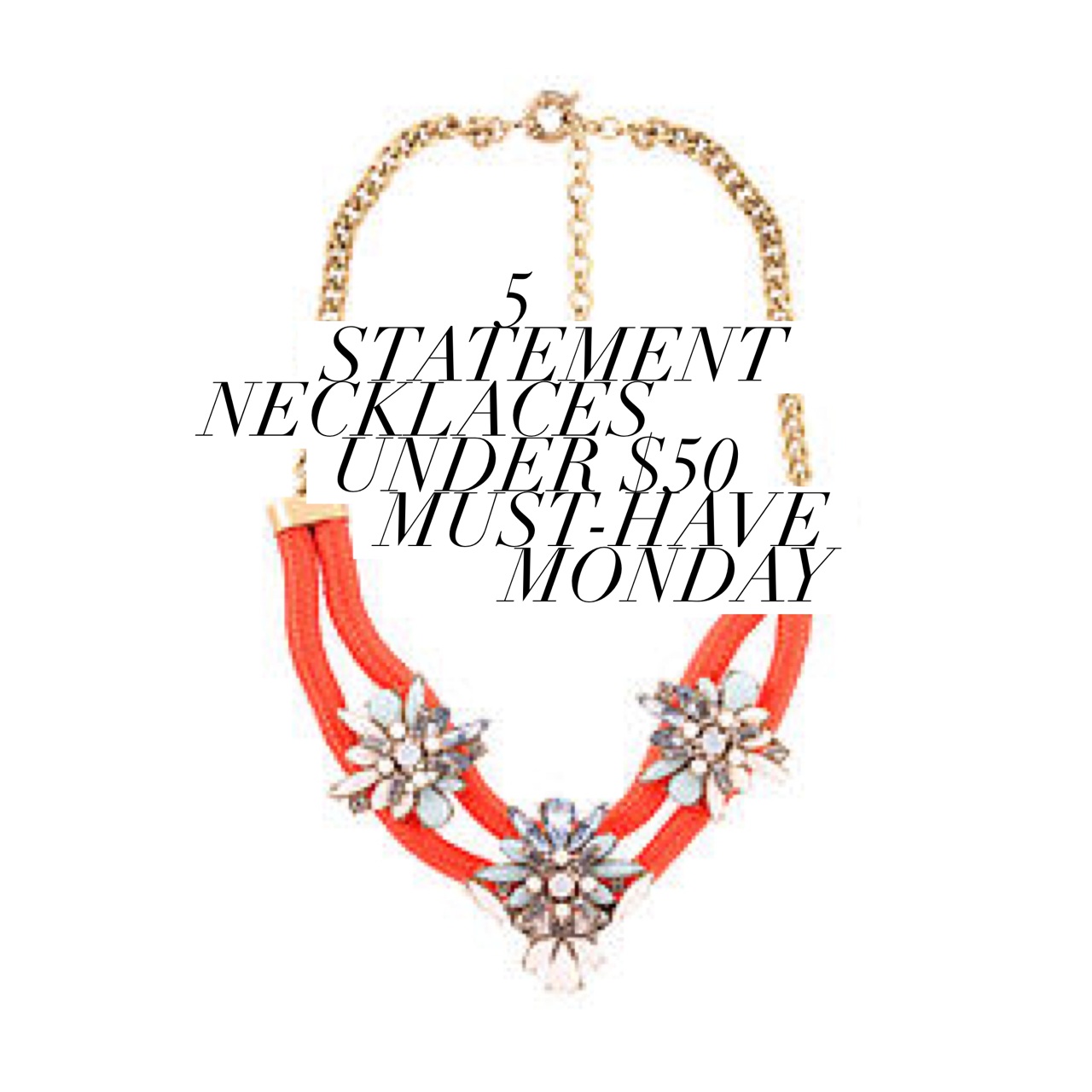 Statement necklace
