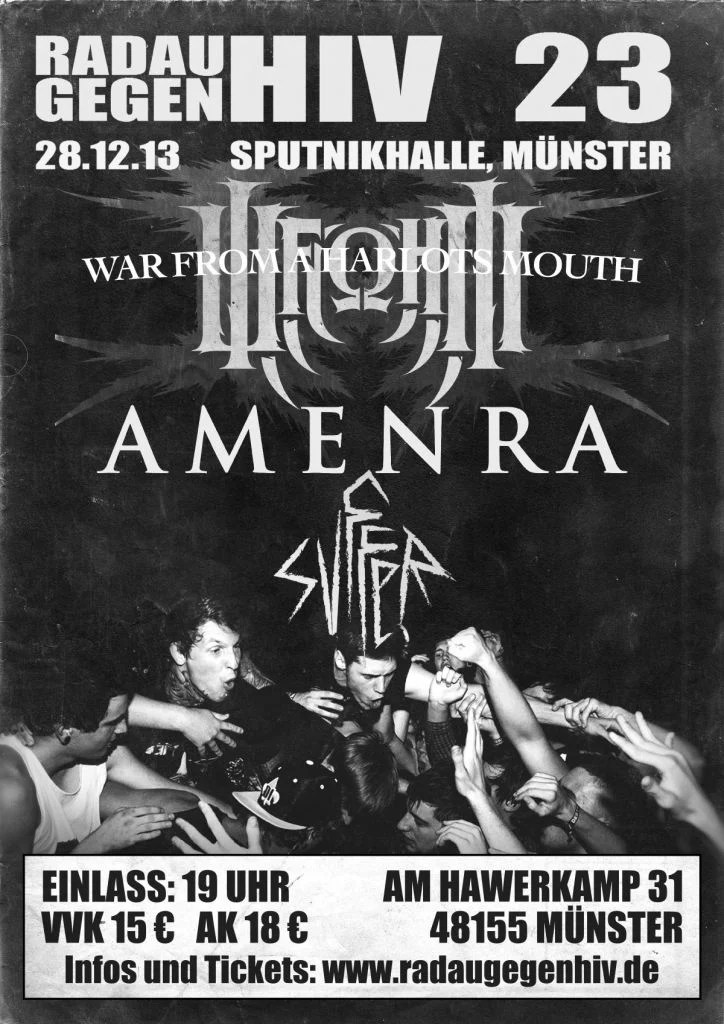 BERICHT: Radau gegen HIV mit Amenra / 28.12.2013, Sputnikhalle Münster