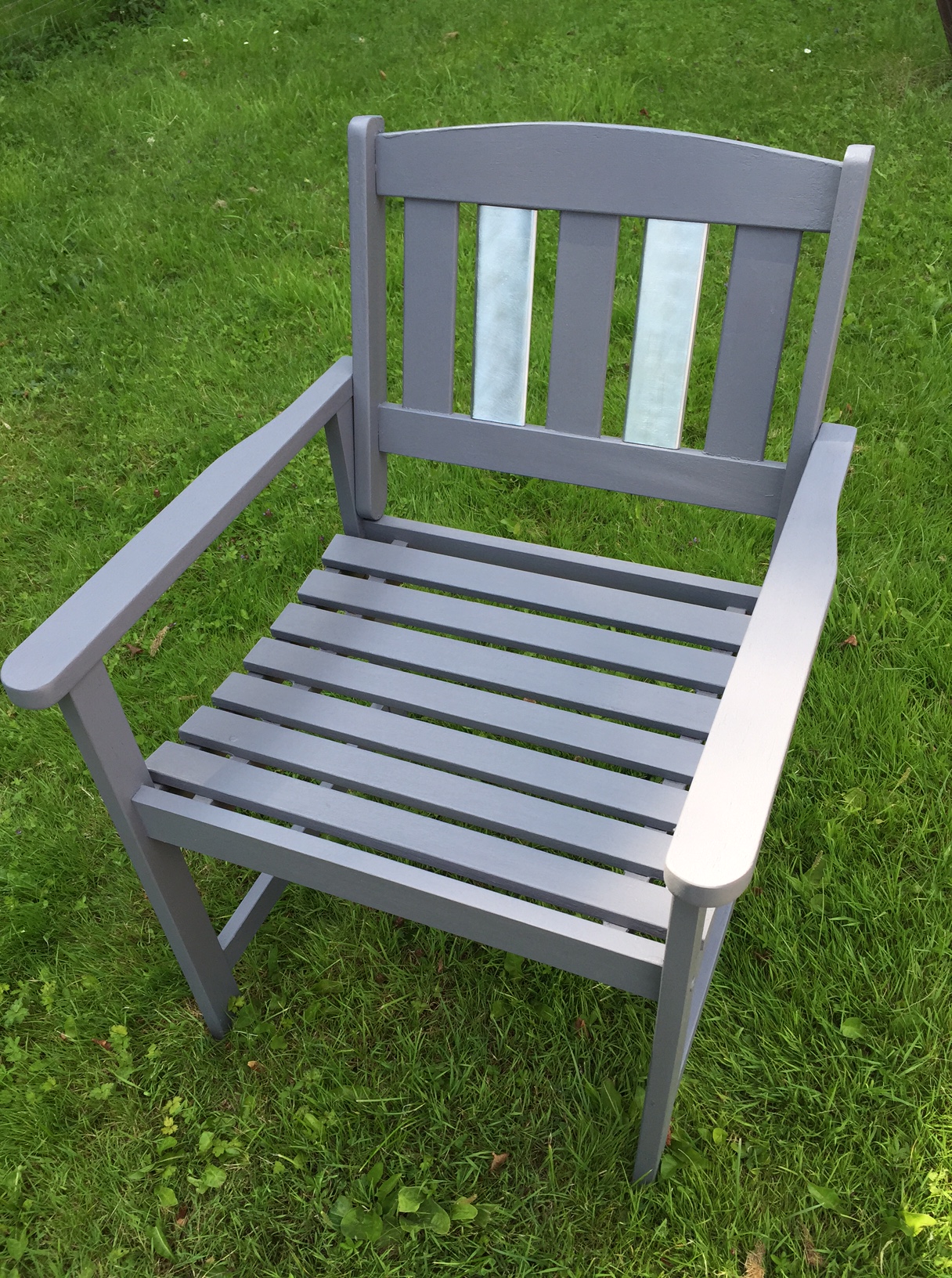 Zinc garden chair