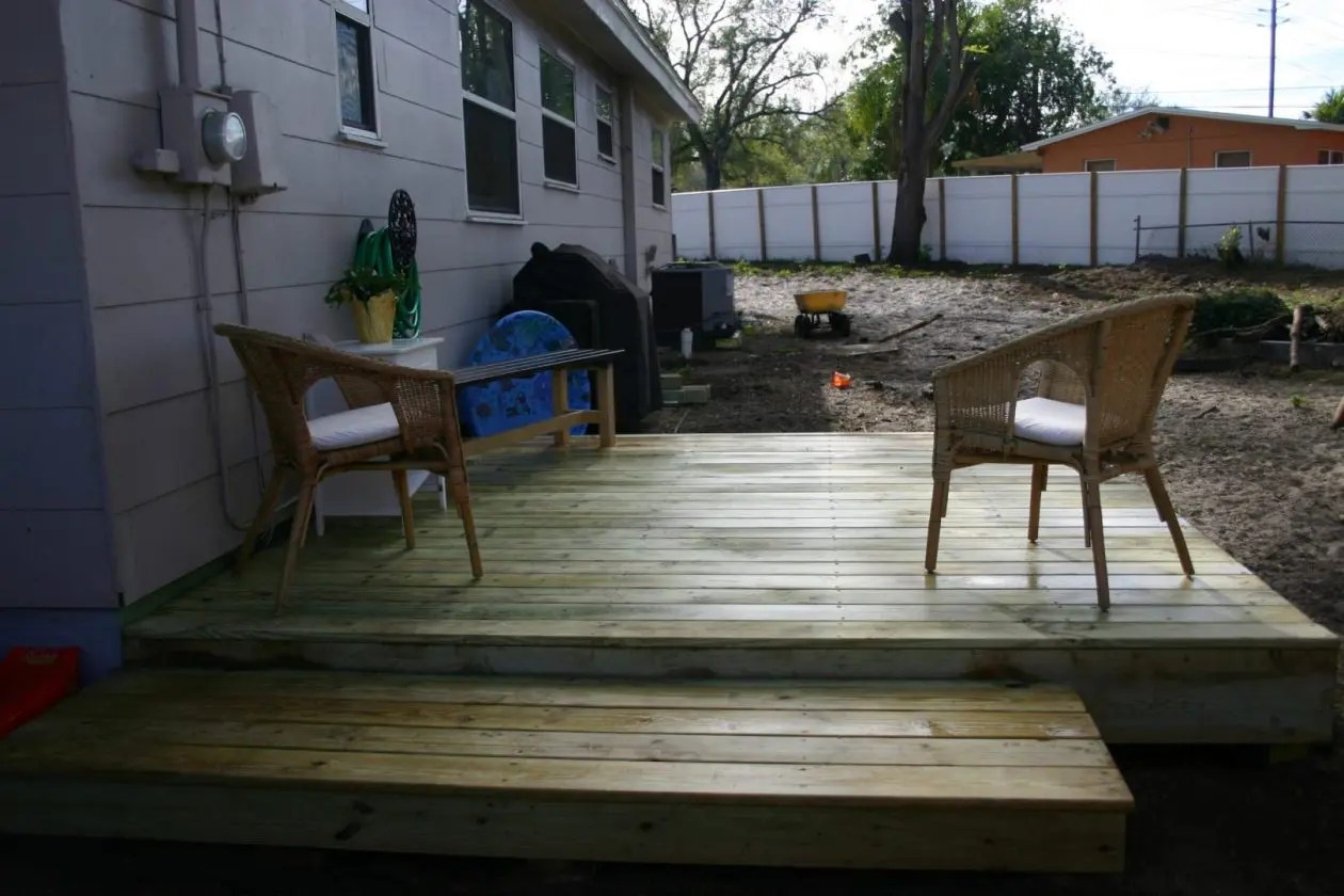 DIY Floating Deck for less than $500