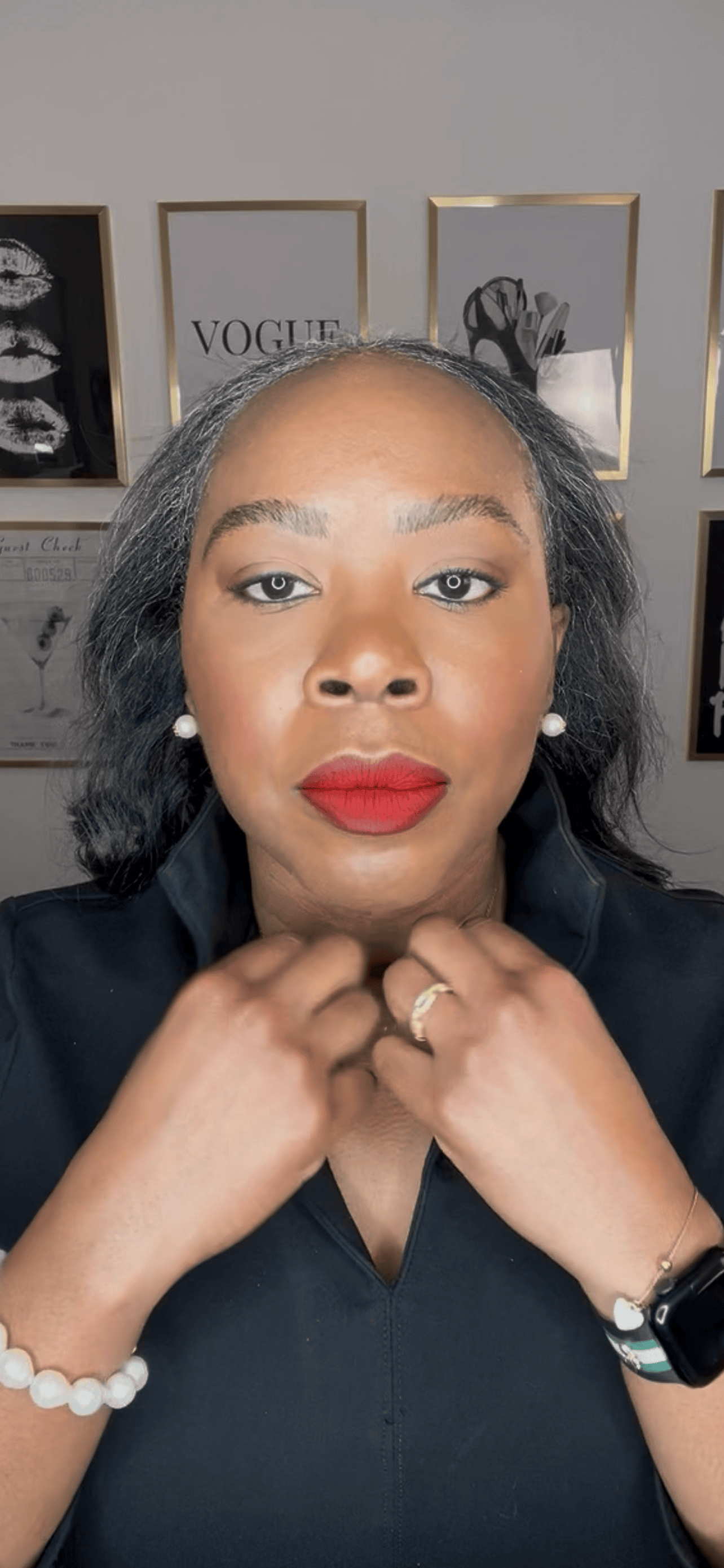 Sephora "Dark Horse" Lip Liner with Fenty Beauty "The MVP"