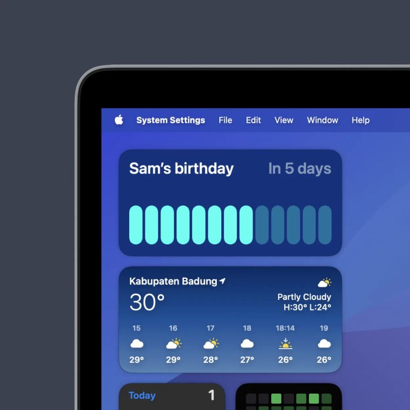 Desktop Flip Clock Countdown On The Mac App Store - Gorgeous Sunset Design - Retina