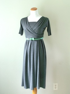 Two-Piece Knit Wrap Nursing Dress (with Free Pattern) | Pretty Prudent