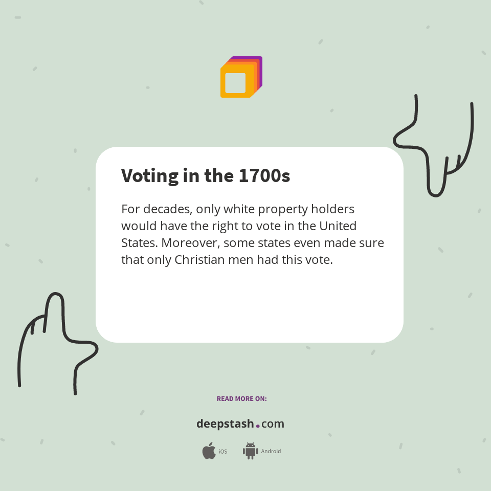 Voting in the 1700s