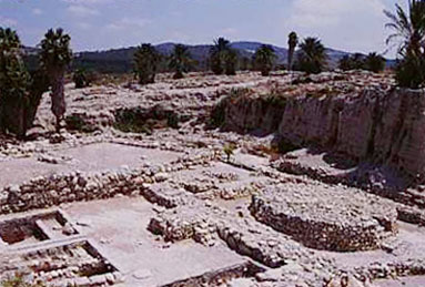 Canaanite temples.