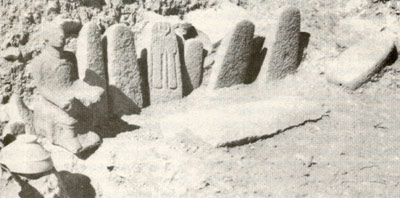 Asherah (“Massebah”) in the Holy of Holies.