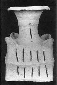 Canaanite temple worship: incense burner.