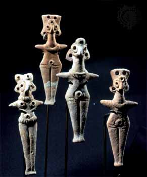 Goddess Astarte or Anath, female goddess of fertility, women, and war.