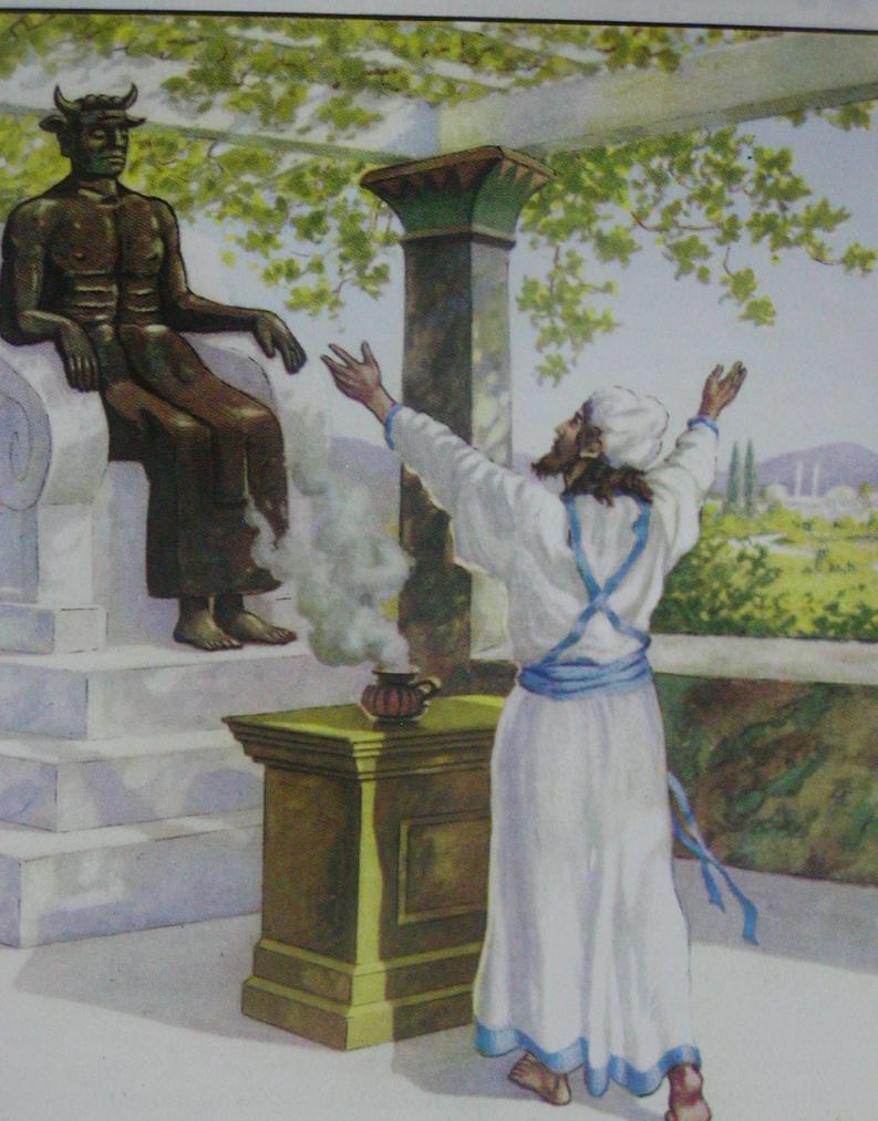 Worship of Baal: temple worship.