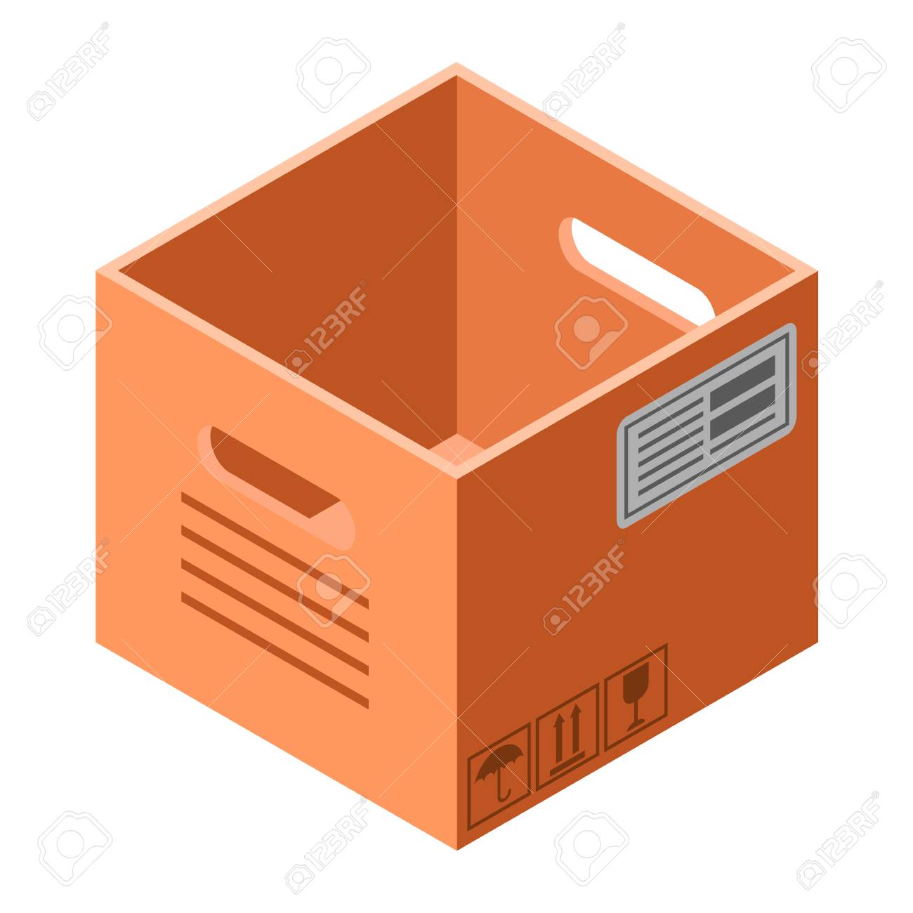 Buying in bulk may be the right option for you. Empty Cardboard Box Icon Isometric Of Empty Cardboard Box Vector Icon For Web Design Isolated On White Background Royalty Free Cliparts Vectors And Stock Illustration Image 107966531