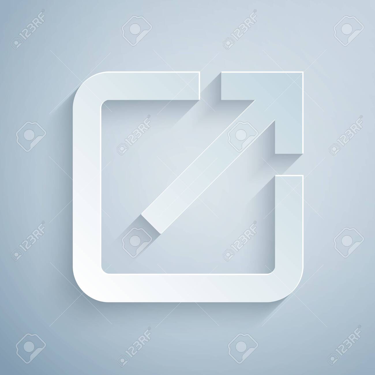 You can download any missing drivers, if necessa. Paper Cut Open In New Window Icon Isolated On Grey Background Open Another Tab Button Sign Browser Frame Symbol External Link Sign Paper Art Style Vector Illustration Royalty Free Cliparts Vectors And