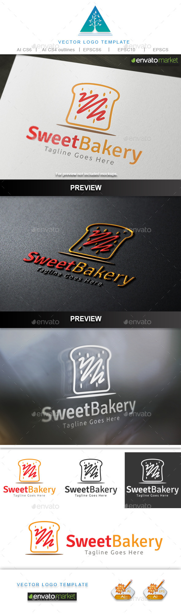 Bakery Logo Graphics Designs Templates From Graphicriver