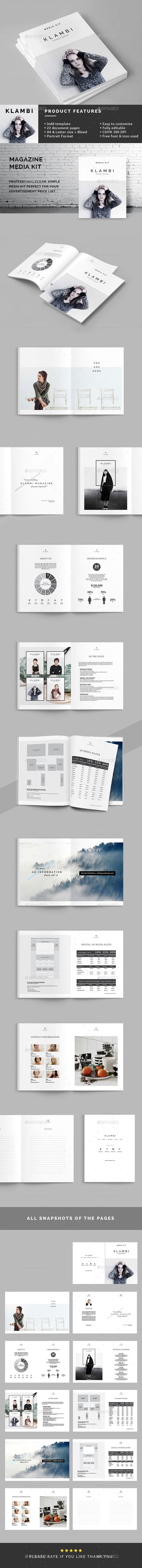 Media Kit Graphics Designs Templates From Graphicriver