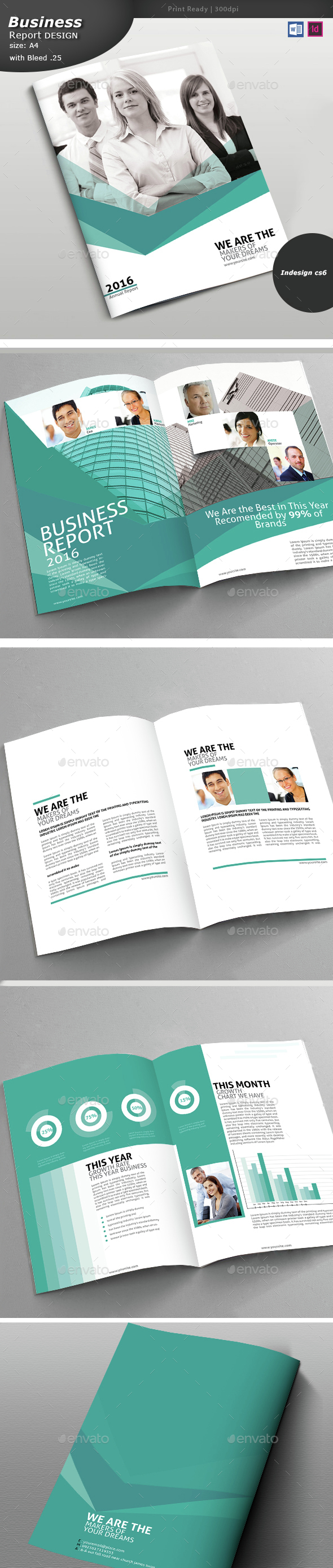 Microsoft Word Report Graphics Designs Templates