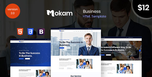 Bootstrap 4 Business Website Templates From Themeforest