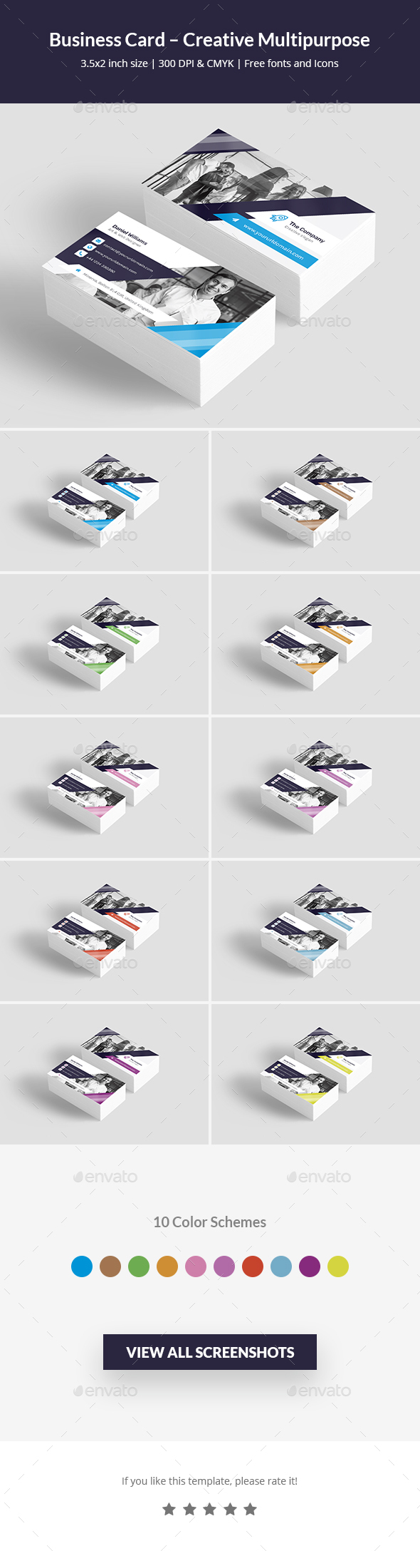 Business Card Templates Designs From Graphicriver