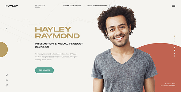 Personal Cv Website Templates From Themeforest