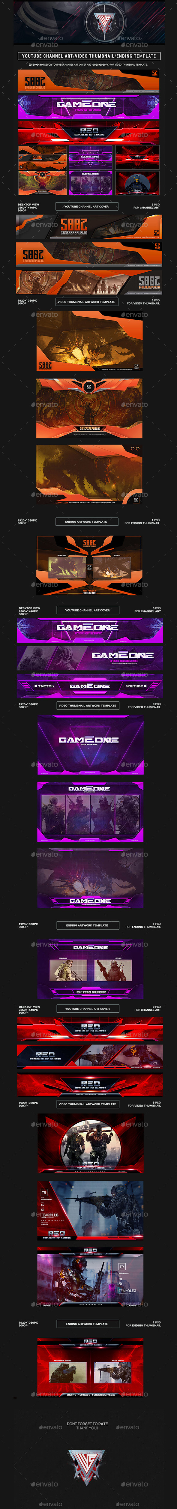 Thumbnail Youtube Psd Graphics Designs Templates