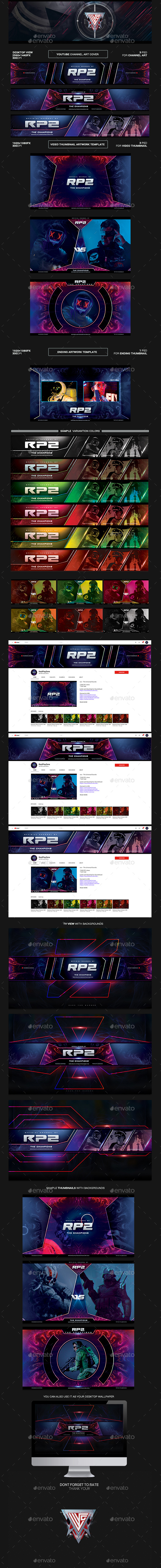 Thumbnail Youtube Gaming Graphics Designs Templates