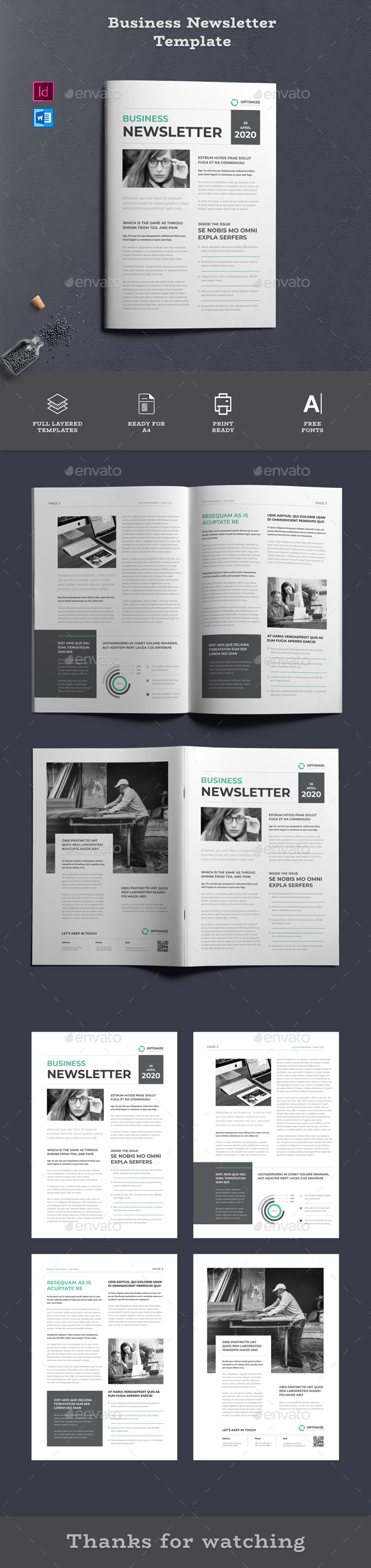 Newsletter Templates From Graphicriver