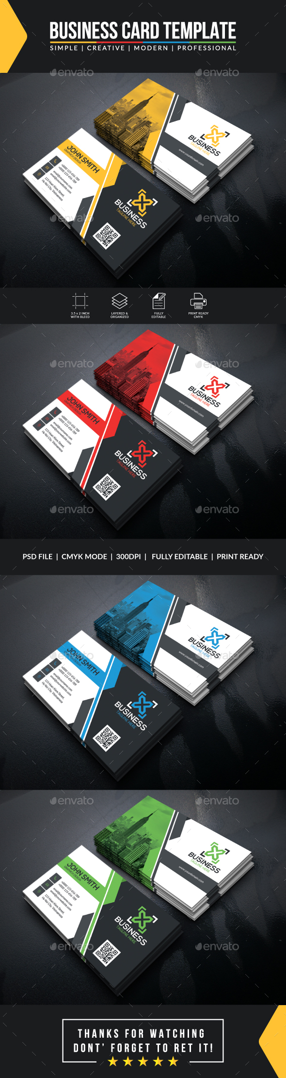 Business Card Templates Designs From Graphicriver