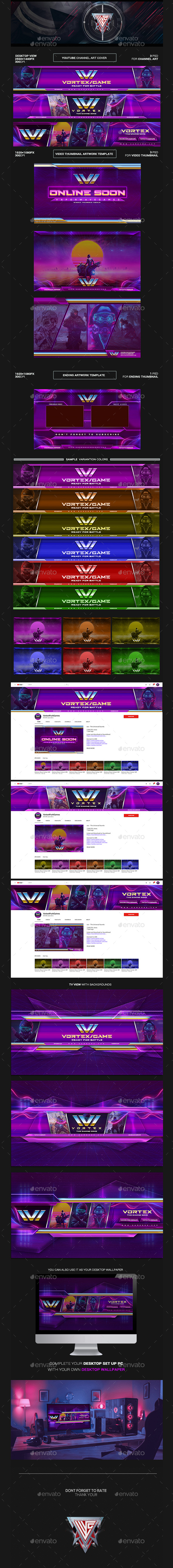 Thumbnail Youtube Gaming Graphics Designs Templates