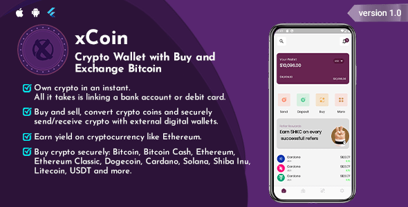 The minimum loan deposit available on salt is $5,000, or 90 days. Download Xcoin Crypto Wallet With Buy And Exchange Bitcoin Flutter App Ui Kit Themehits