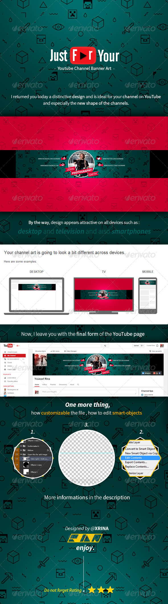 Youtube Banners Graphics Designs Templates From Graphicriver