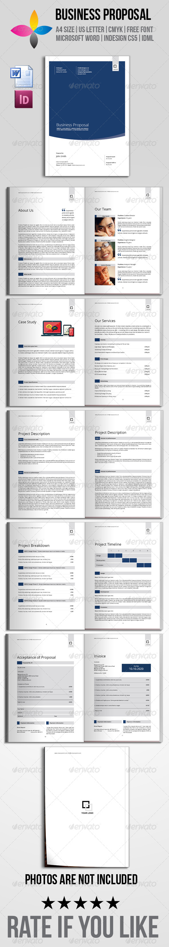 Project Proposal Template Graphics Designs Templates