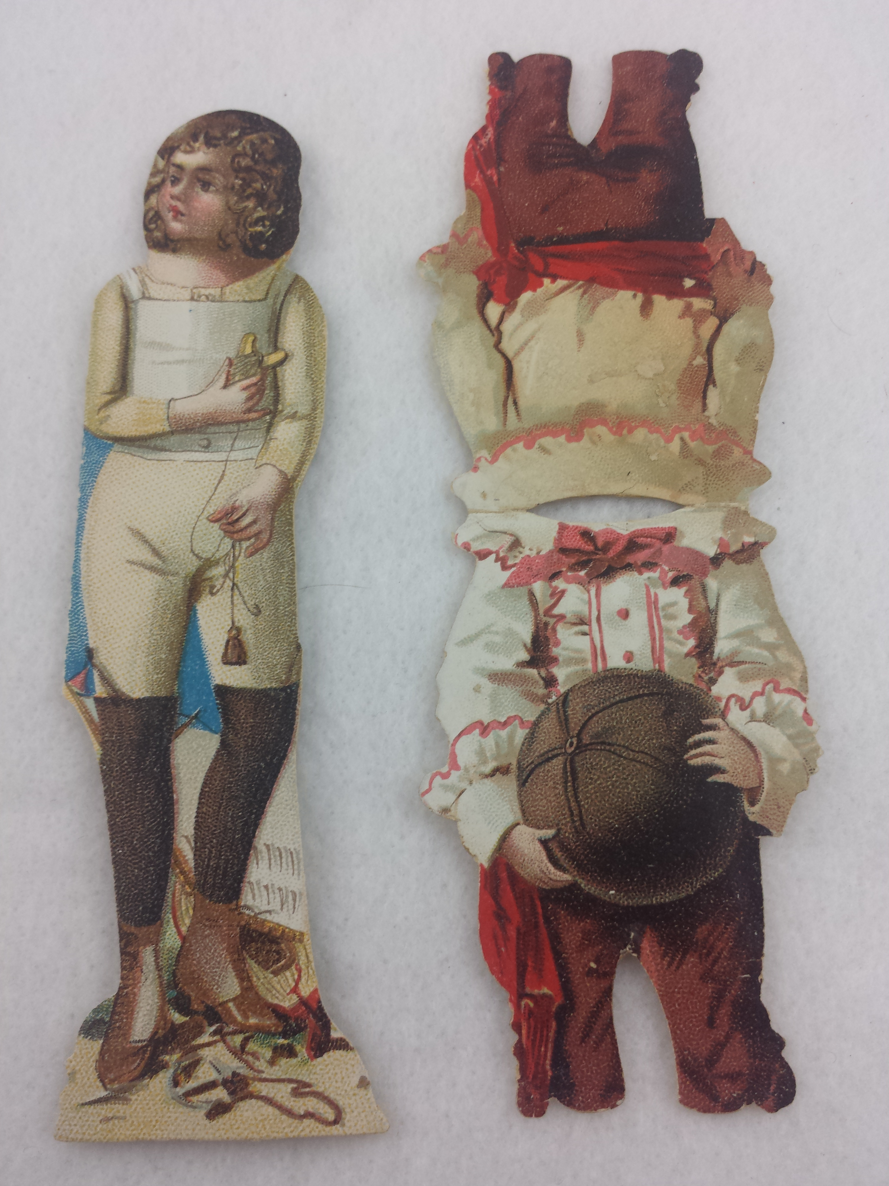 1894 Z9 McLaughlin Coffee XXXX Paper Dolls Set - Pre-War Cards