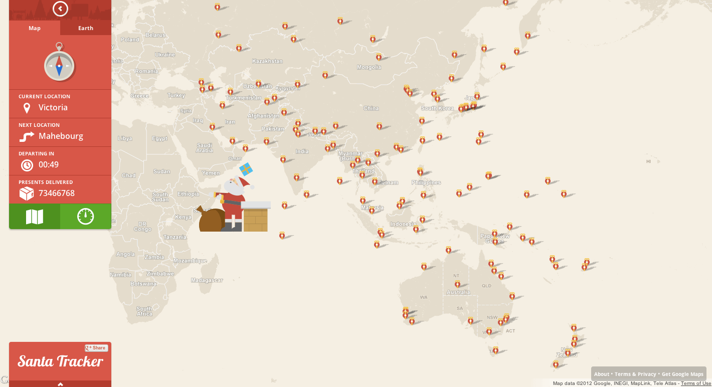 Follow Santa In A Count Down To Christmas Famous Campaigns Screen Shot 2012 12 18 At 3.38.49 PM2 