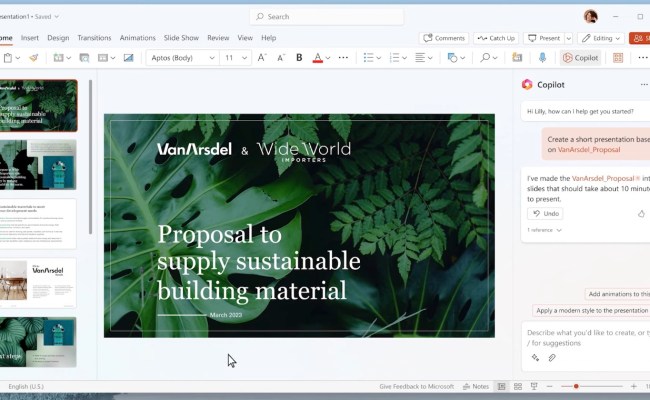 How To Use Copilot To Create A PowerPoint Presentation