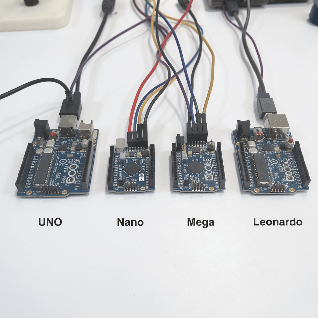 Arduino 板子種類比較：UNO、Nano、Mega、Leonardo 差在哪？一篇搞懂！