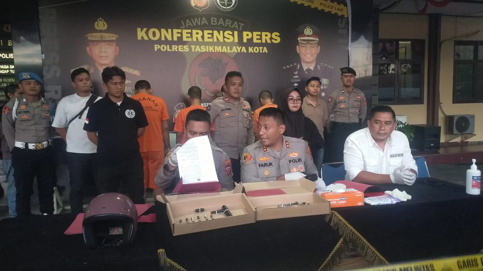 Komplotan Curanmor Asal Lampung Dibekuk di Tasikmalaya, Satu Bersenjata Api Rakitan