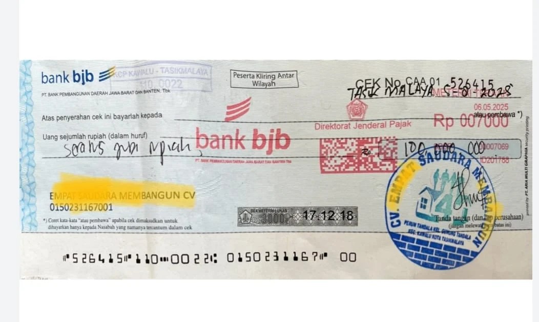 Dari Rp50 Juta Tunai hingga Transfer Rp100 Juta: Kronologi Dugaan Pemerasan Bupati Tasikmalaya
