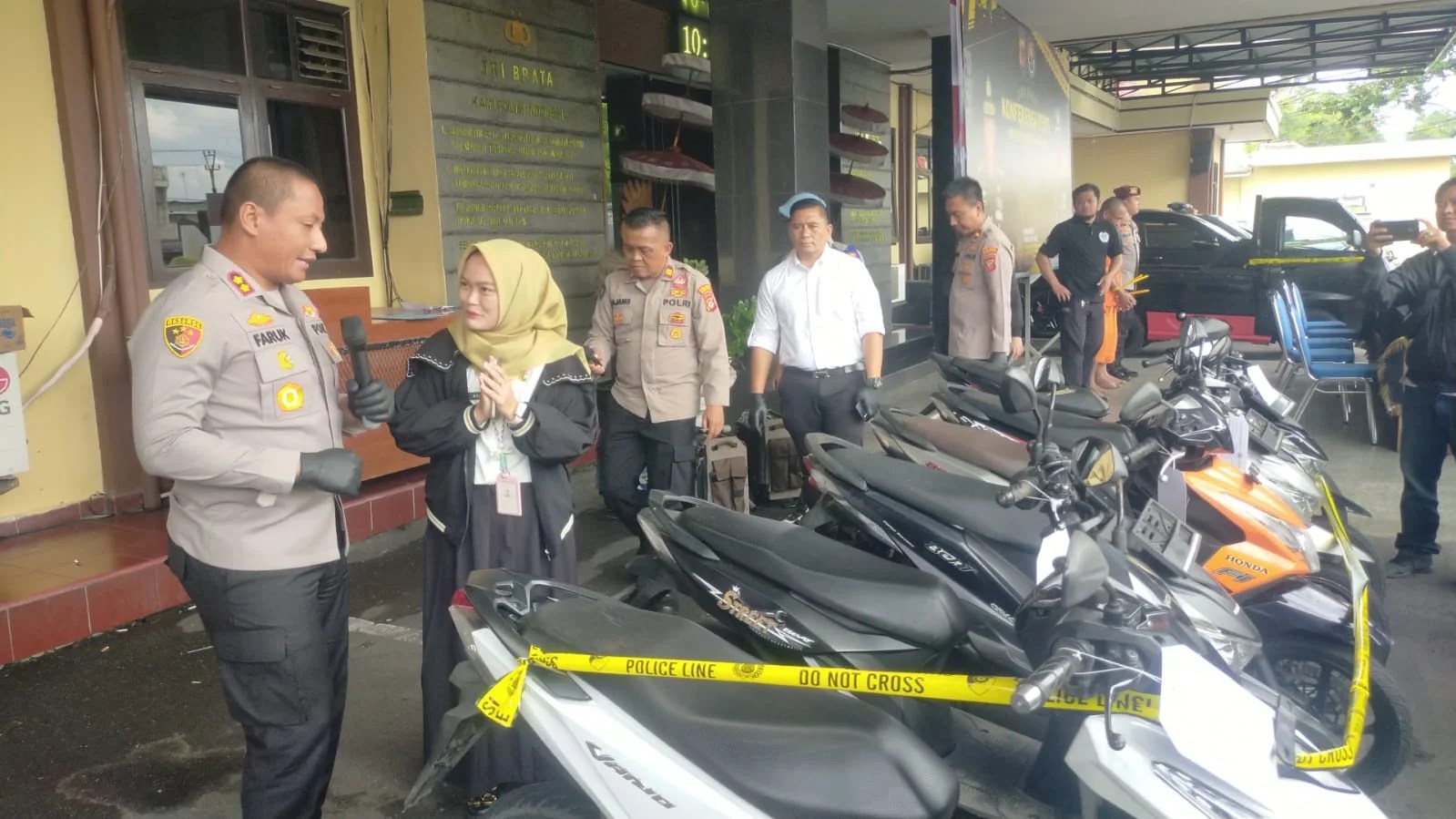 Residivis Curanmor Kembali Ditangkap, Polisi Sita Tujuh Motor dan Satu Mobil