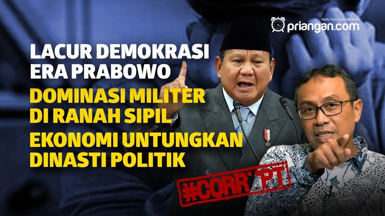 Indonesia Terpuruk! Korupsi Memburuk, Demokrasi Remuk