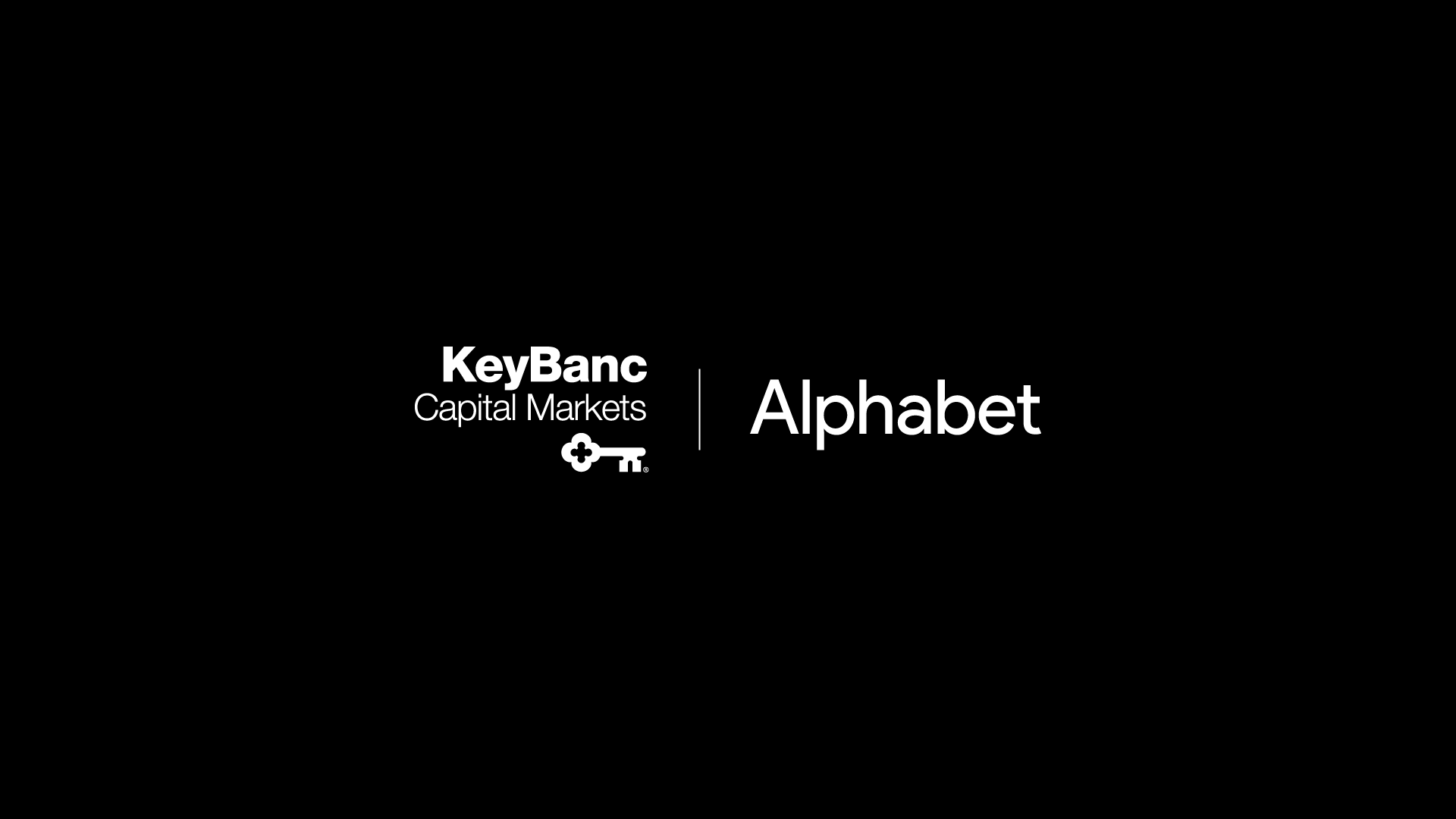 KeyBanc and Alphabet (Google) logos