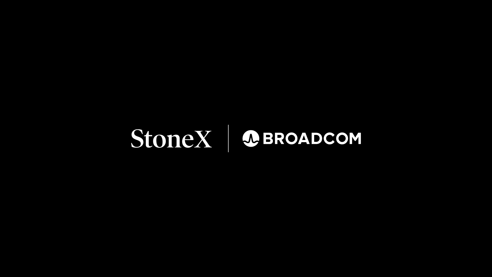 StoneX and Broadcom logos