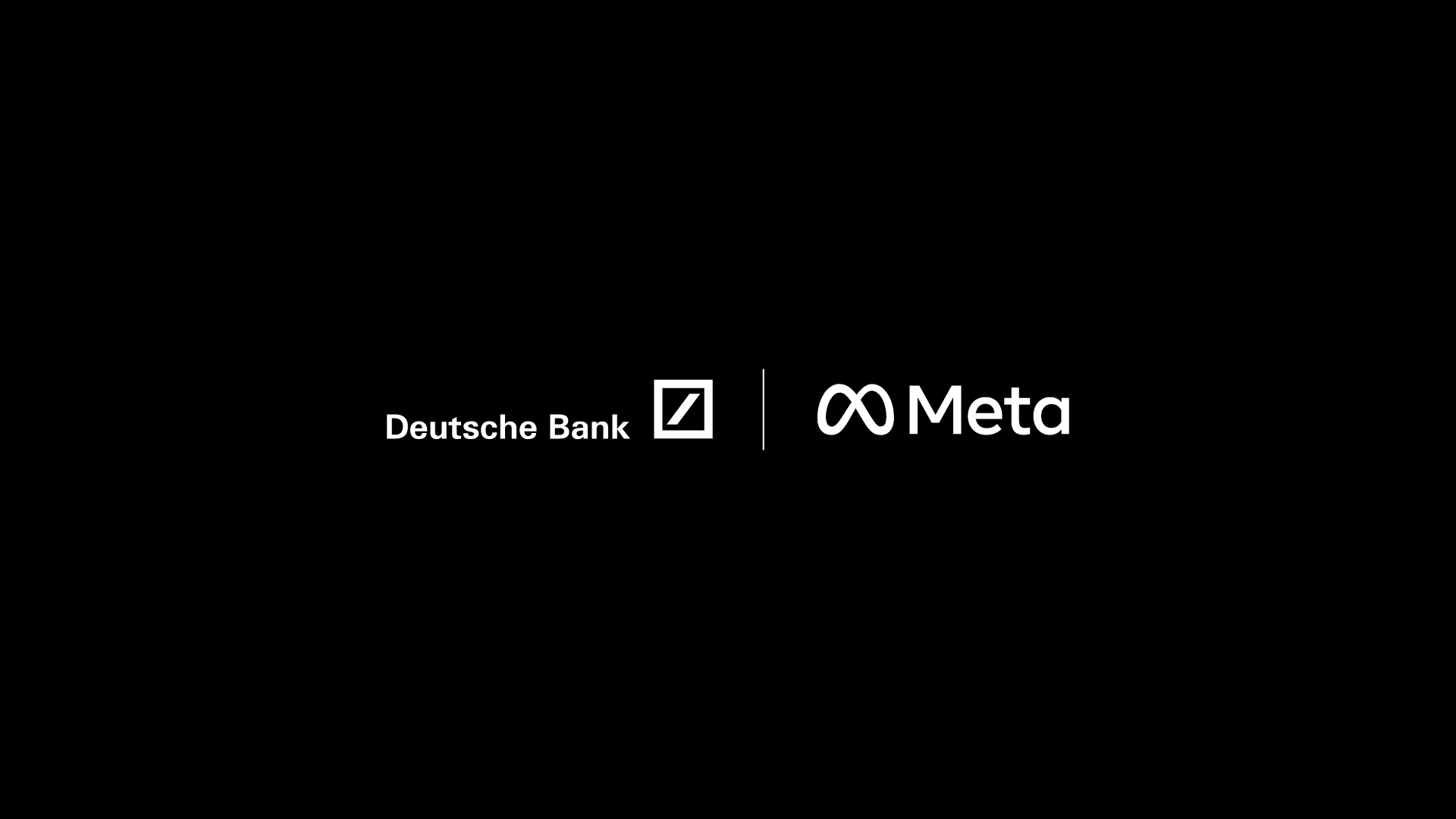 Deutsche Bank and Meta logos