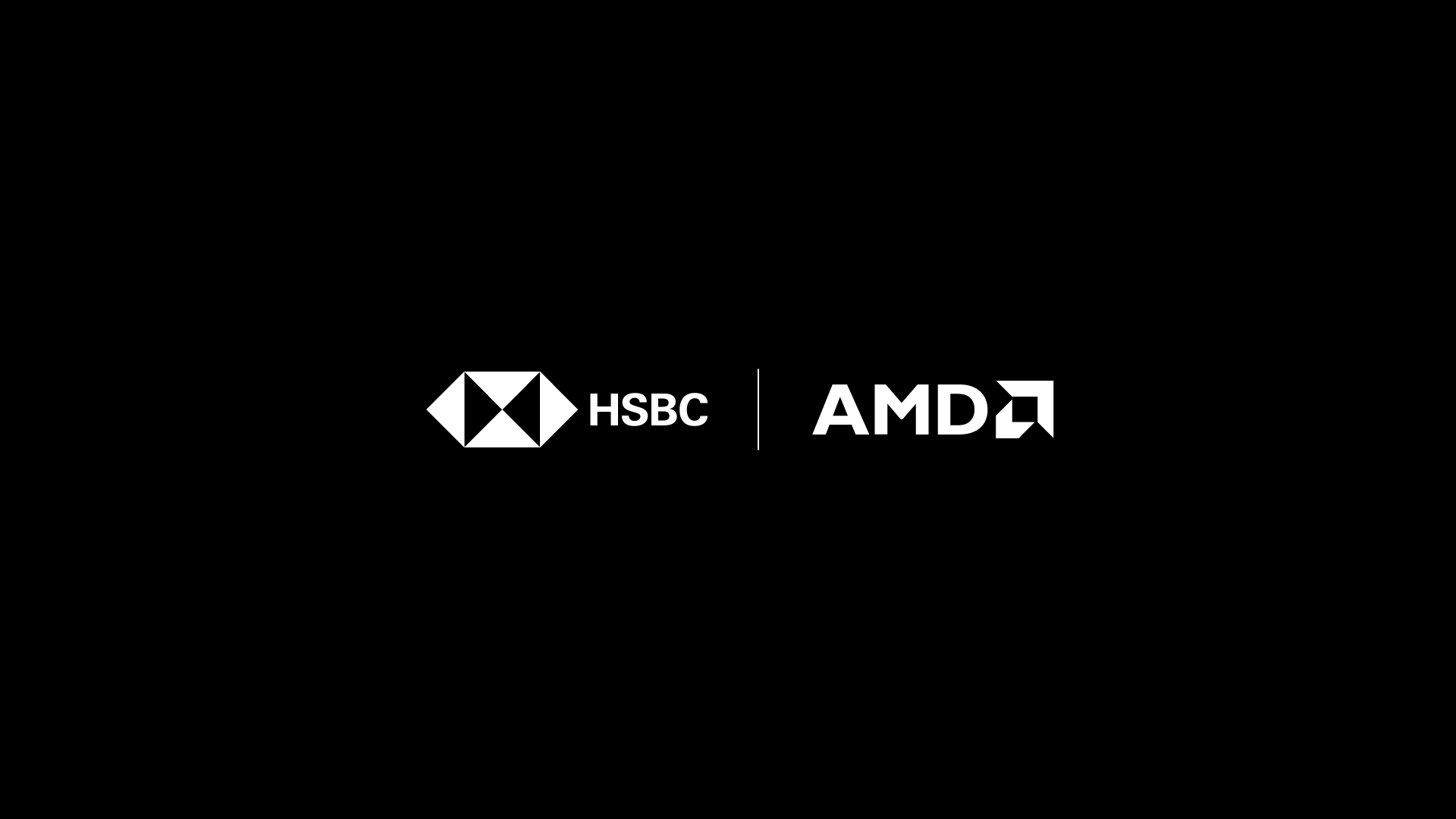 HSBC and AMD logos