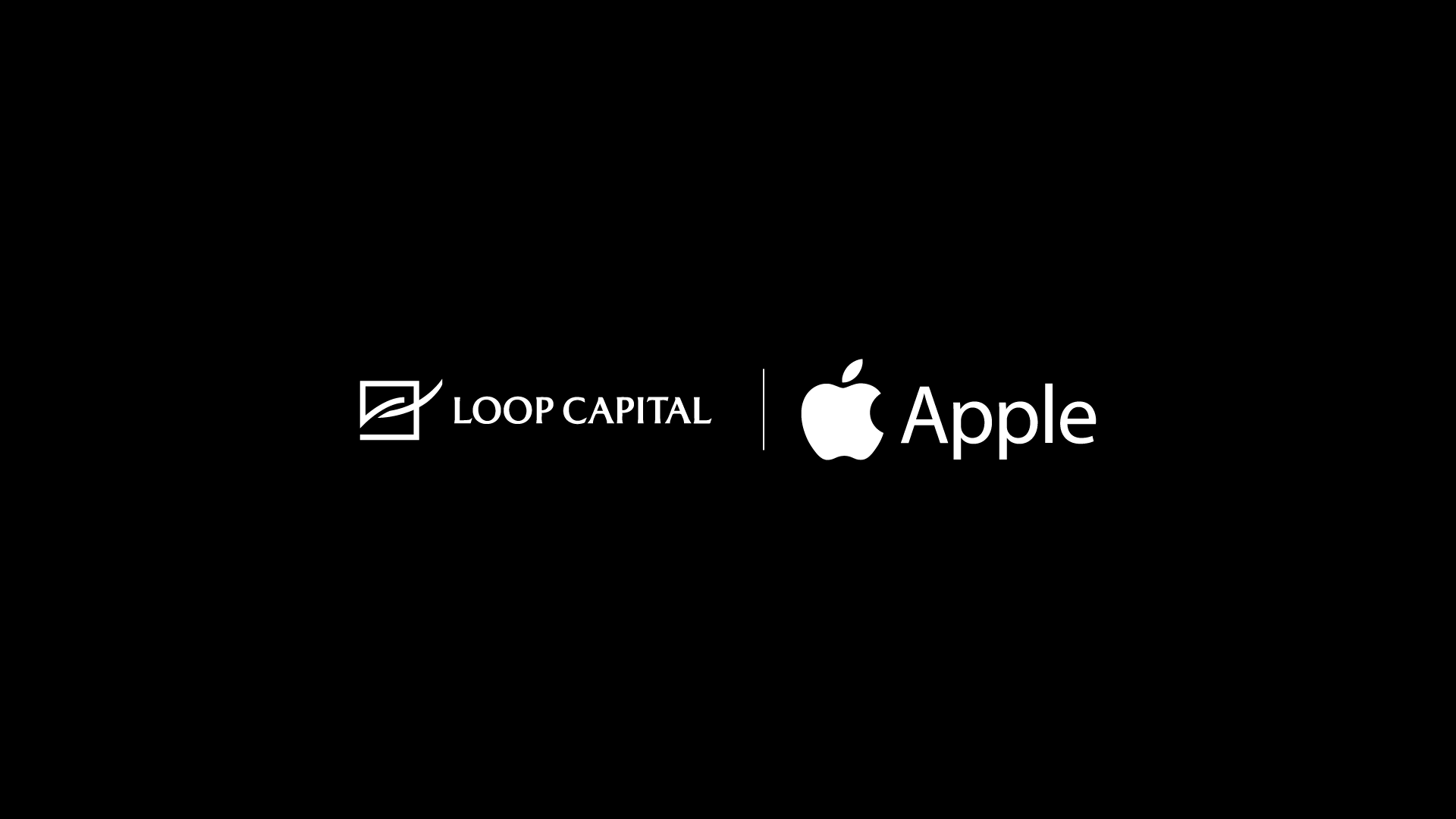 Loop Capital and Apple logos