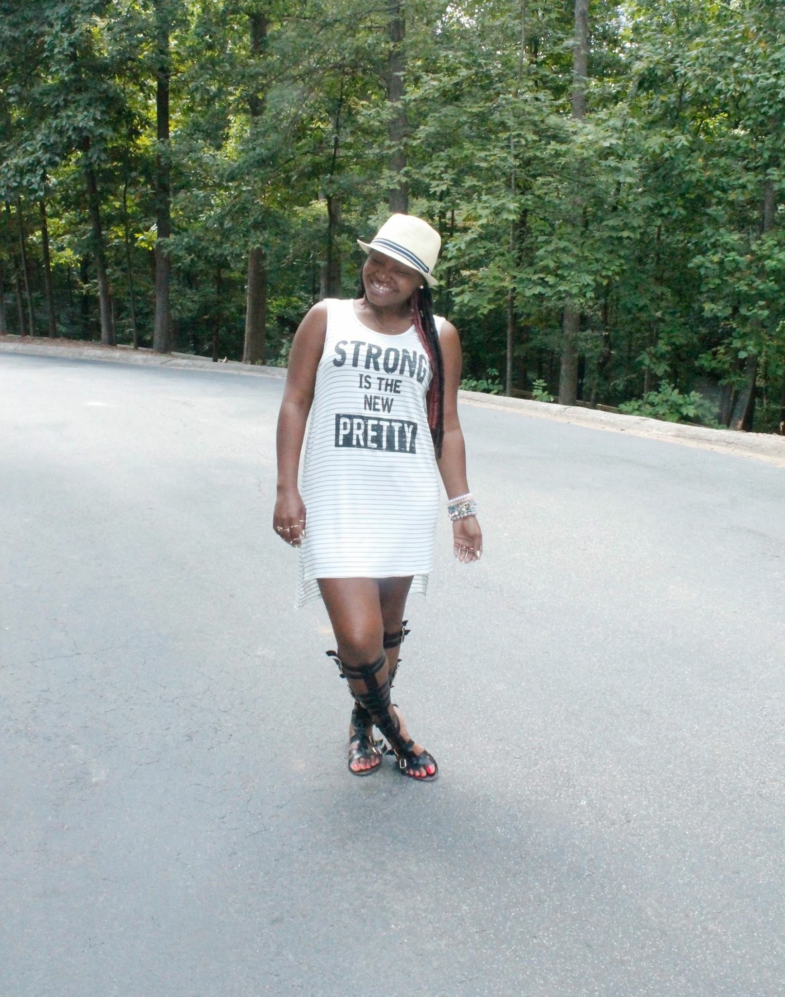 Style Book: “Strong Is The New Pretty” Graphic Shirt Dress