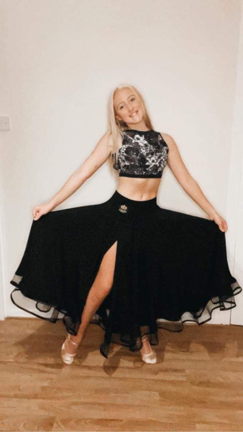 ballroom practise skirt