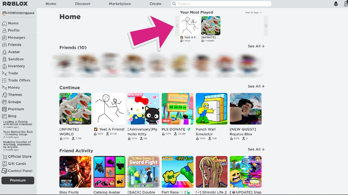 How To See Your Most Played Experiences In Roblox Prima Games RoPro Time Played 