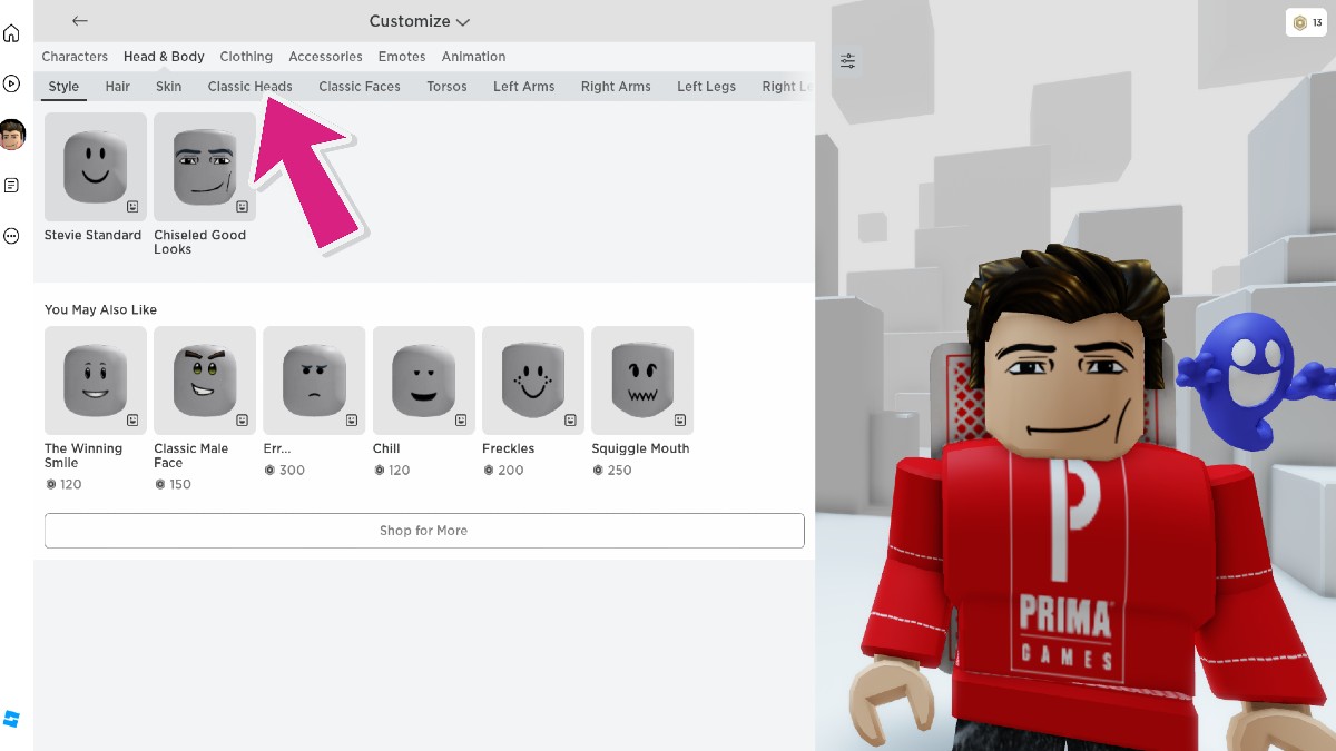 How To Turn Off Dynamic Animated Faces In Roblox Prima Games Roblox Switch Heads 