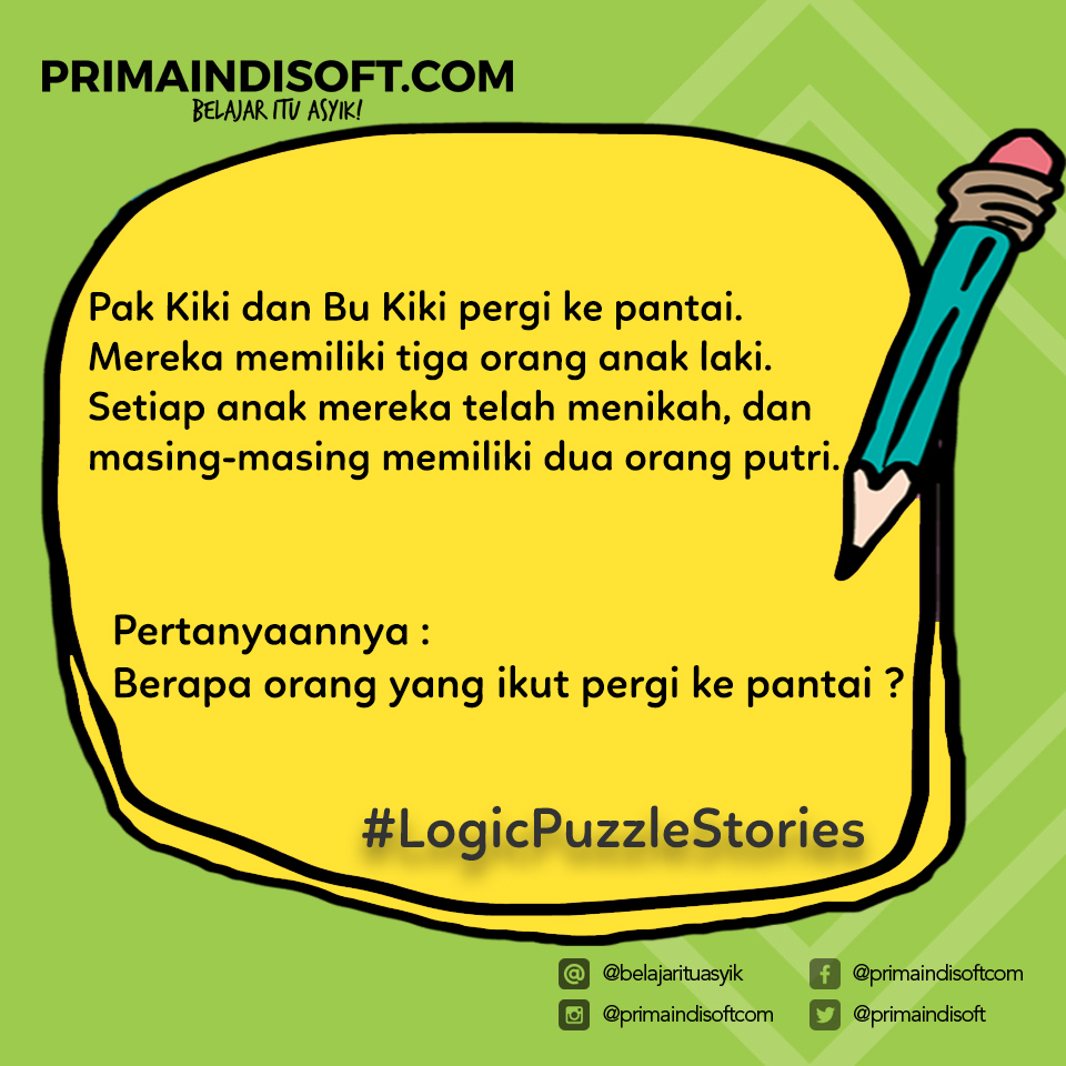 Soal Cerita Logika Matematika Dan Jawabannya
