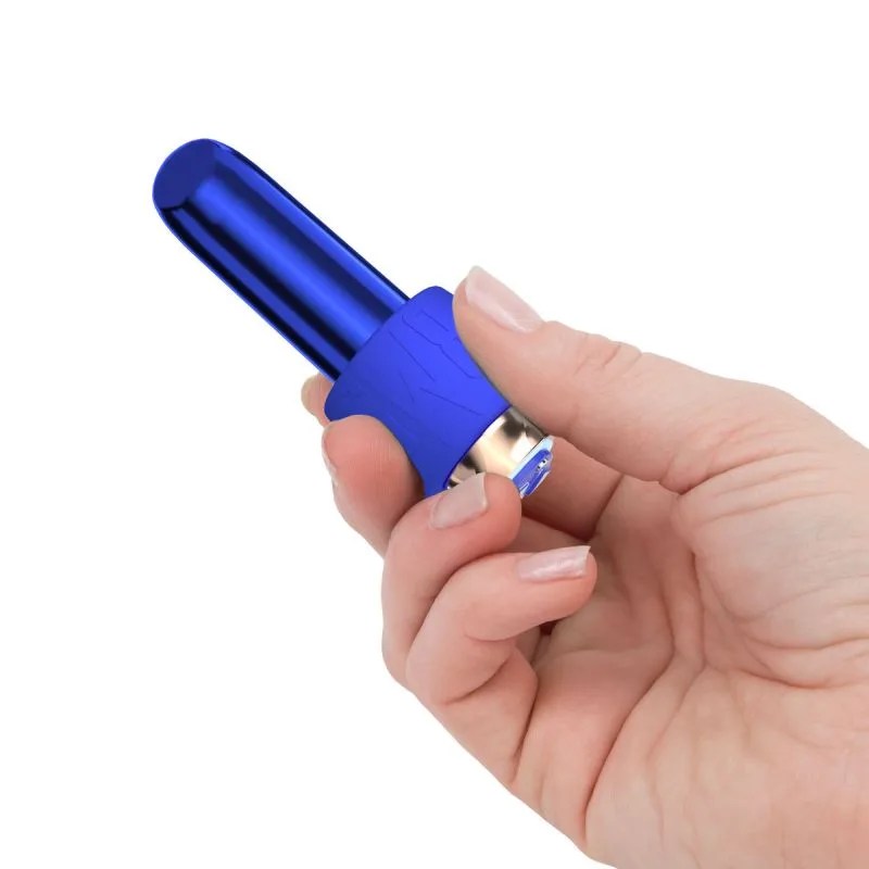 Swan Maximum Comfy Cuff Rechargeable Bullet Blue