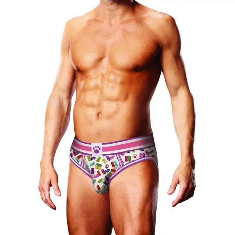 Prowler Gummy Bears Open Back Brief  (Pink - Small)
