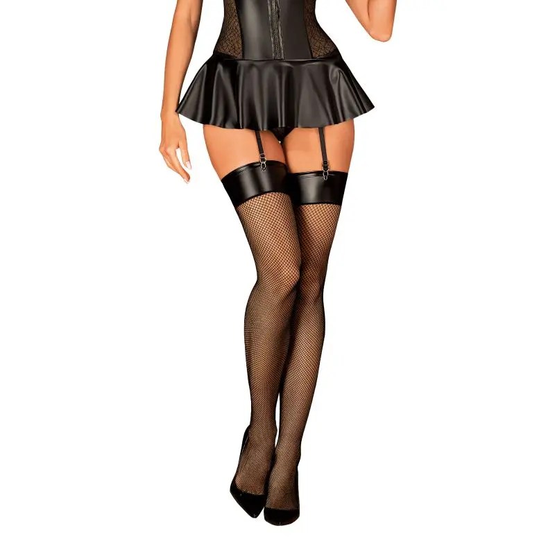 Obsessive Darkessia Stockings Black (Small/Medium)